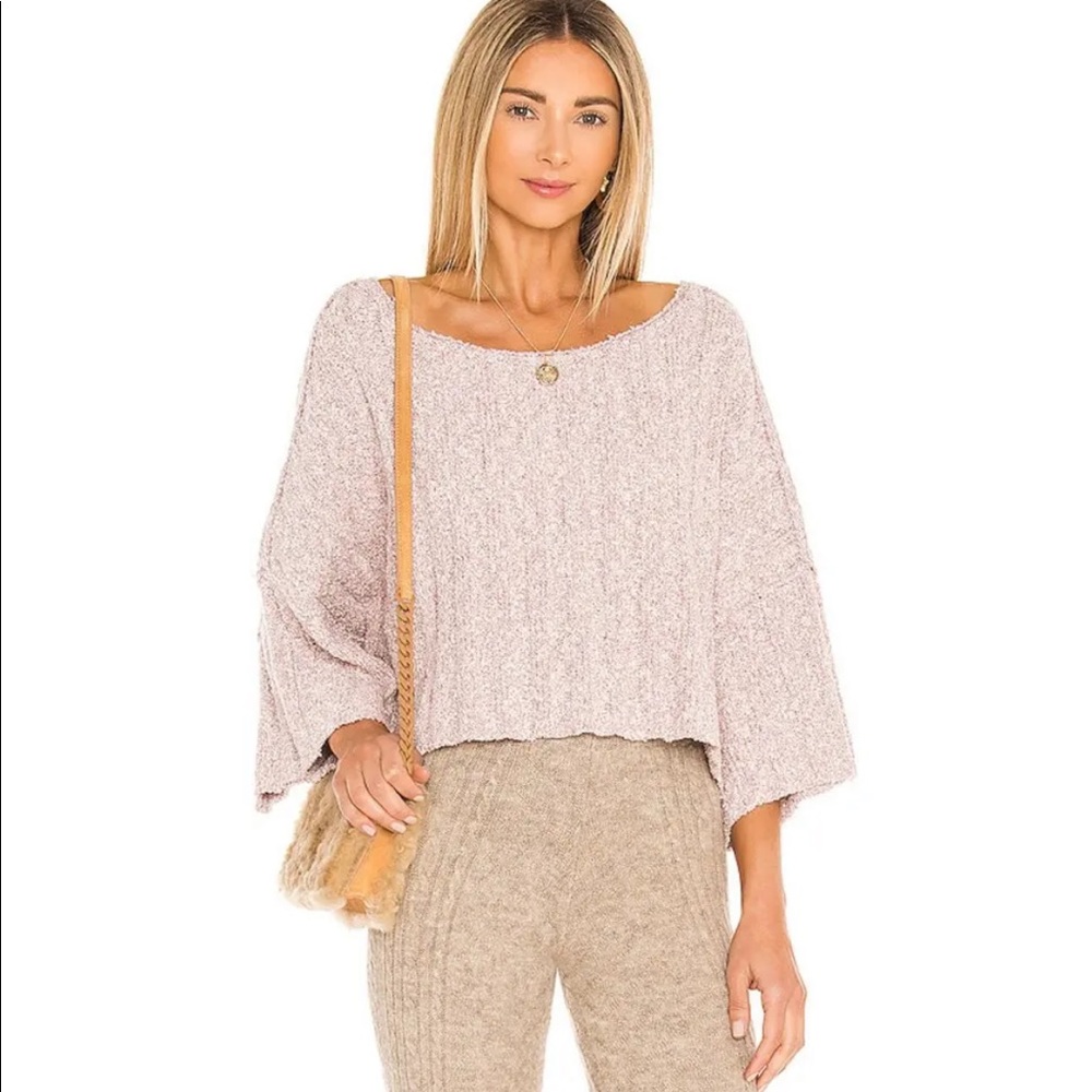 Free People oversized cropped sweater. Size S  NWOT